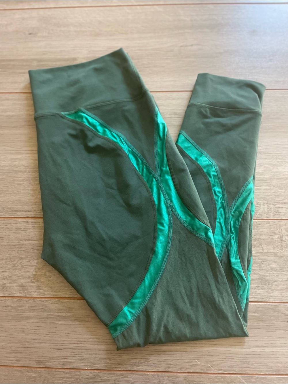 Powerhold by Fabletics women's extra large green athletic leggings